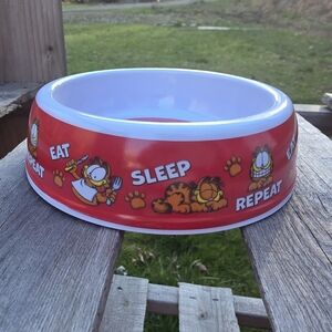Garfield 6” Diameter Dog Bowl Cat Bowl Puppy Kitten Pet Food & Water Bowl New